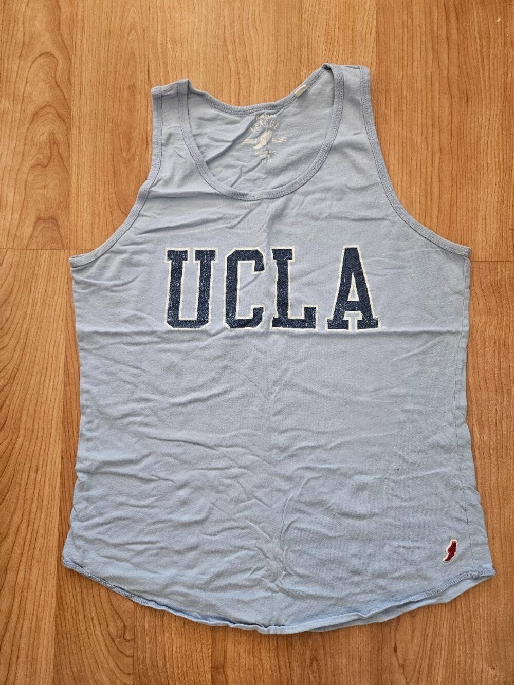 Men's UCLA light blue tank top with Navy Lettering - size Medium